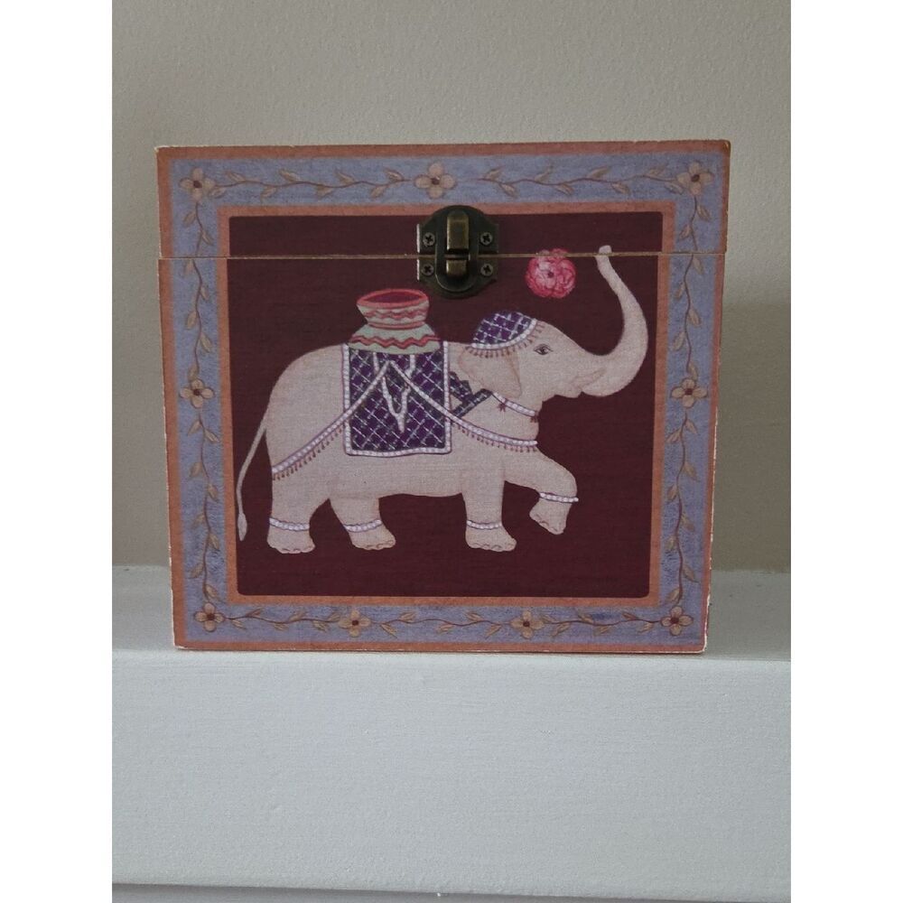 Decorative Pink Elephant Box